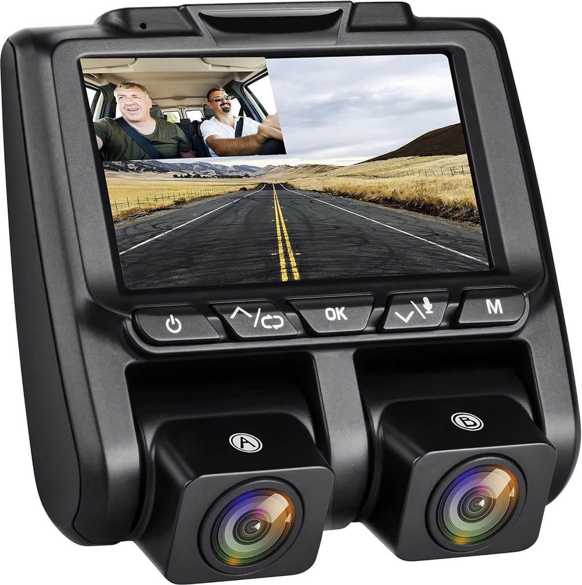 Dashcam voor Auto - Dual - Camerabewaking - Full HD - Zwart - Veiligheid — afbeelding 1
