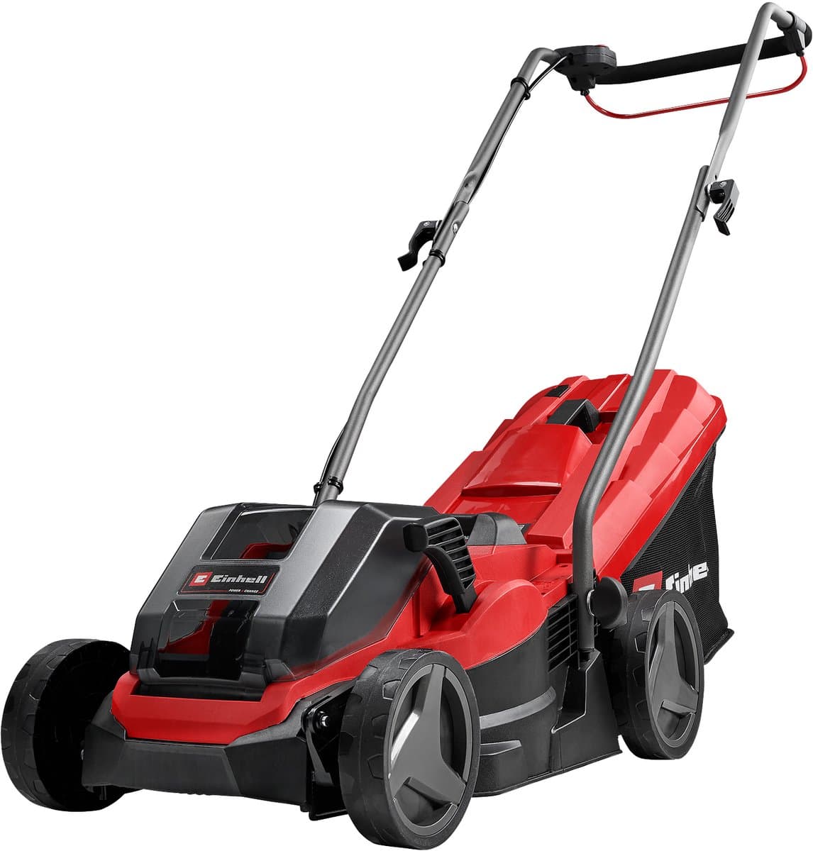 Einhell Accu Grasmaaier GE-CM 36/33 Li Kit - Power X-Change - 36 V/Li-ion - Maaibreedte 33 cm - Aanbevolen gazonoppervlakte: tot 250 m² - 30 L opvangbak - Maaihoogte: 25-65 mm - Incl. 2x 2.5Ah accu + 2x oplader — afbeelding 1