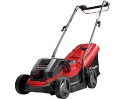 Einhell Accu Grasmaaier GE-CM 36/33 Li Kit - Power X-Change - 36 V/Li-ion - Maaibreedte 33 cm - Aanbevolen gazonoppervlakte: tot 250 m² - 30 L opvangbak - Maaihoogte: 25-65 mm - Incl. 2x 2.5Ah accu + 2x oplader