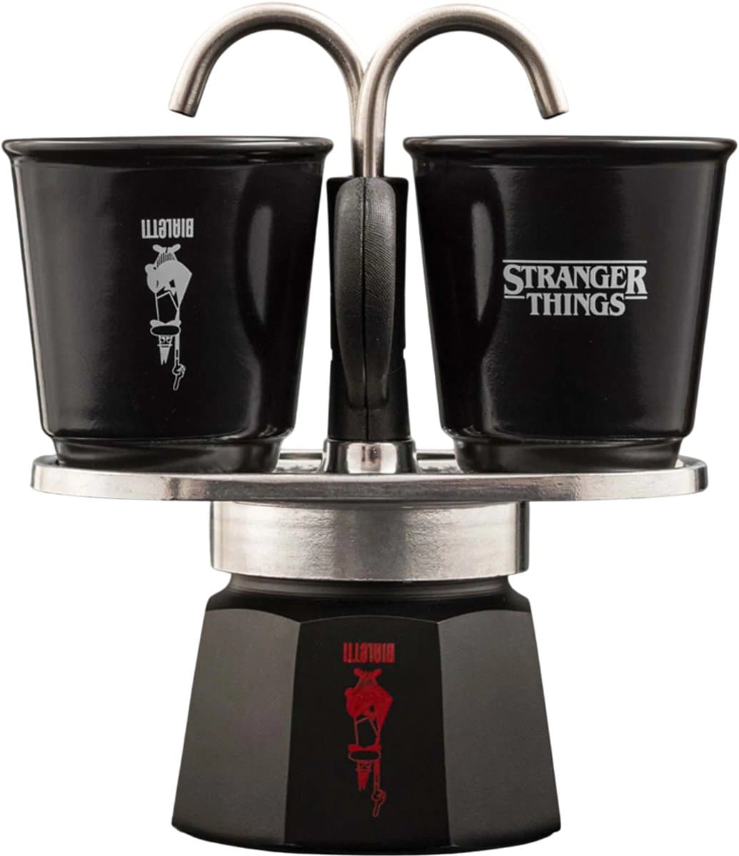 Bialetti Stranger Things - Percolator - Mini Express - Met 2 kopjes — afbeelding 1