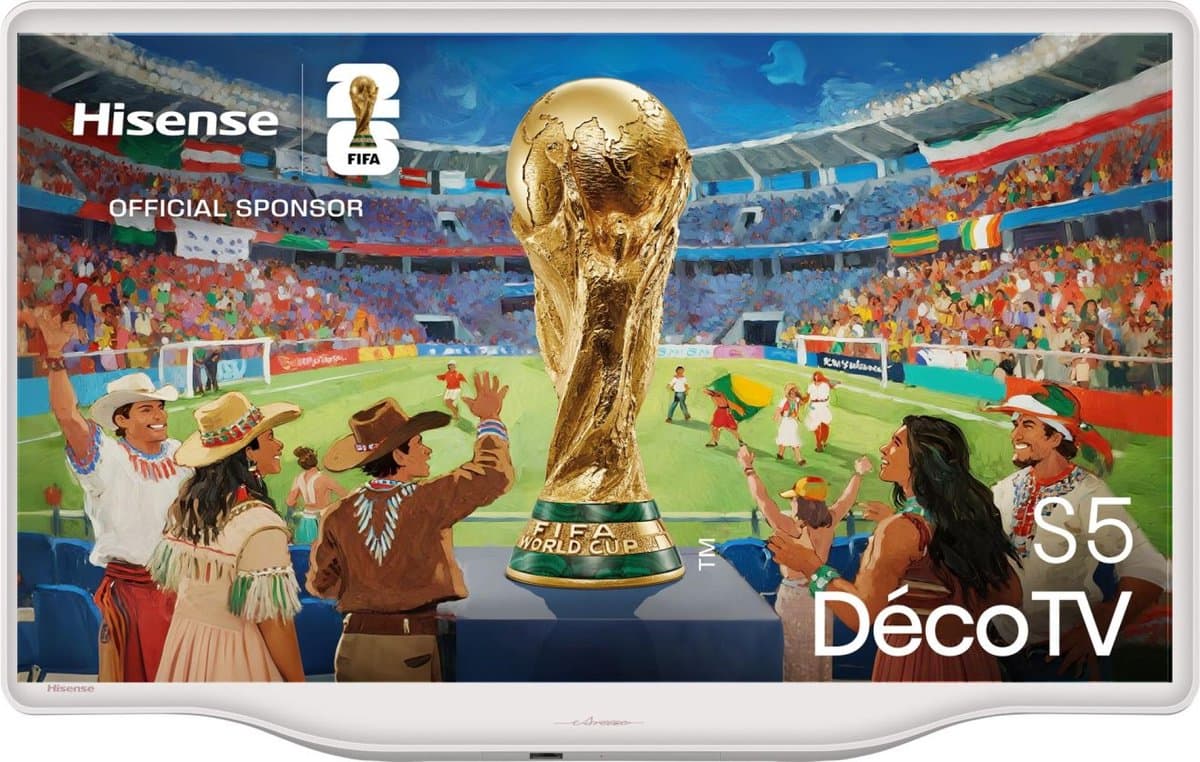 Hisense 32S5Q SmartTV - 32 inch - DécoTV - Hi-QLED Colour - Art-Inspired Design - Gallery Mode - Art Gallery - Dolby Atmos - FHD Resolution - High Contrast - Versitile Fit - Fluid Central Stand — afbeelding 1