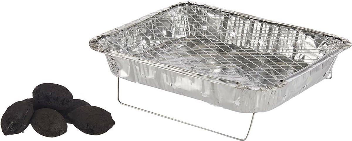 La Dehesa Eenmalig gebruik wegwerp BBQ/Barbeque grill - 31 x 23 x 6 cm — afbeelding 1