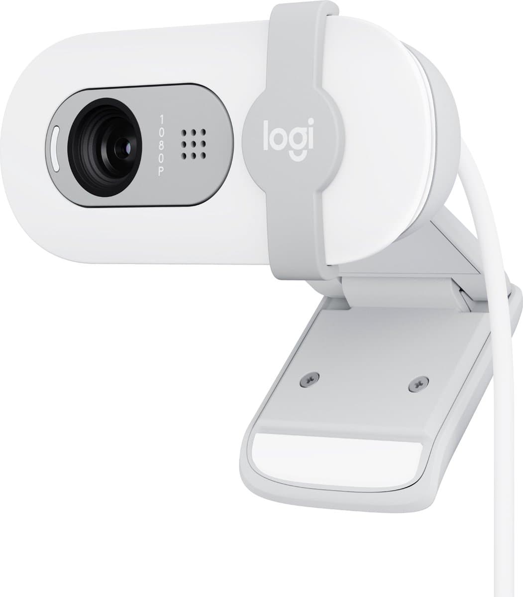 Logitech Brio 100 - Webcam - Full HD - 1080p/30fps - Off White — afbeelding 1