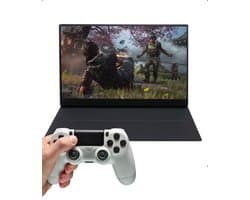 Pora&Co - IPS Portable Game Monitor - Beeldscherm 18.5 Inch - HDMI & USB-C - Full HD - Computerscherm - Draagbare Monitor