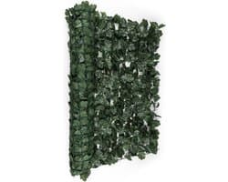 blumfeldt Fency Dark Ivy - privacyscherm , windscherm , geluidsisolatie , 300x150 cm , klimopbladeren , hoge opaciteit , geplastificeerd gaas , maaswijdte 6x6 cm , groen flexbinder , donkergroen - 100 cm 2 kg