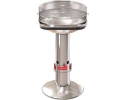 Barbecook Loewy 50 - Houtskool BBQ barbecue - Grilloppervlak 47.5cm - Incl. Windscherm, BBQ rooster en asopvangpot - RVS