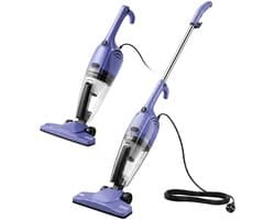 Steelstofzuiger 2-in-1 – 550W Hoge Zuigkracht met Handstofzuiger – 0,5L Stofbak – 4,5 m Netsnoer