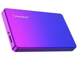 Lifero High-Speed Externe Harde Schijf 500 GB - Draagbare HDD - USB 3.0 - Windows & Mac - Geschikt voor Gameconsoles - Compact