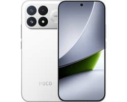 Xiaomi POCO F9 Pro 12GB 256GB Wit - 5G Gaming Smartphone – 185Hz, 6330mAh, 100W Snelladen