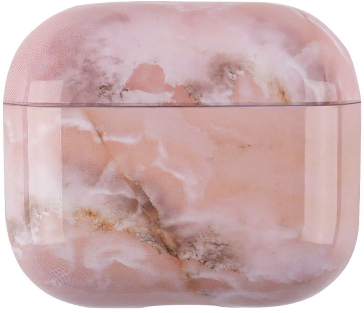 Telestore - hoesje geschikt voor AirPods 5 en AirPods 4 hard case cover - marmer patroon roze - TPU hoesje Beschermhoes - AirPods 5 en 4 Cover - AirPods 5 / 4 hoesje - Geschikt voor Apple AirPods 5 en AirPods 4 — afbeelding 1