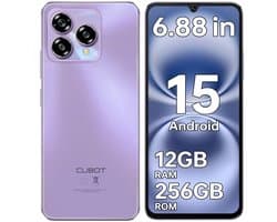CUBOT A40 4G Smartphone 12GB RAM-256GB ROM-6,88" 120Hz HD 48MP-5100mAh-Android15