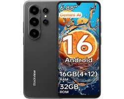 Blackview WAVE 10C Smartphone 16GB(4+12) RAM 32GB ROM Zwart