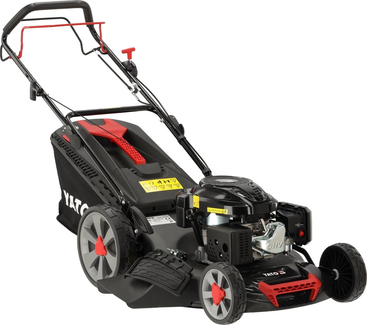 YATO YT-85505 Benzine Grasmaaier Zelfrijdend - Loncin 196cc / 3.5 kW - Maaibreedte 52 cm - 4-in-1 - Opvangbak 55L — afbeelding 1
