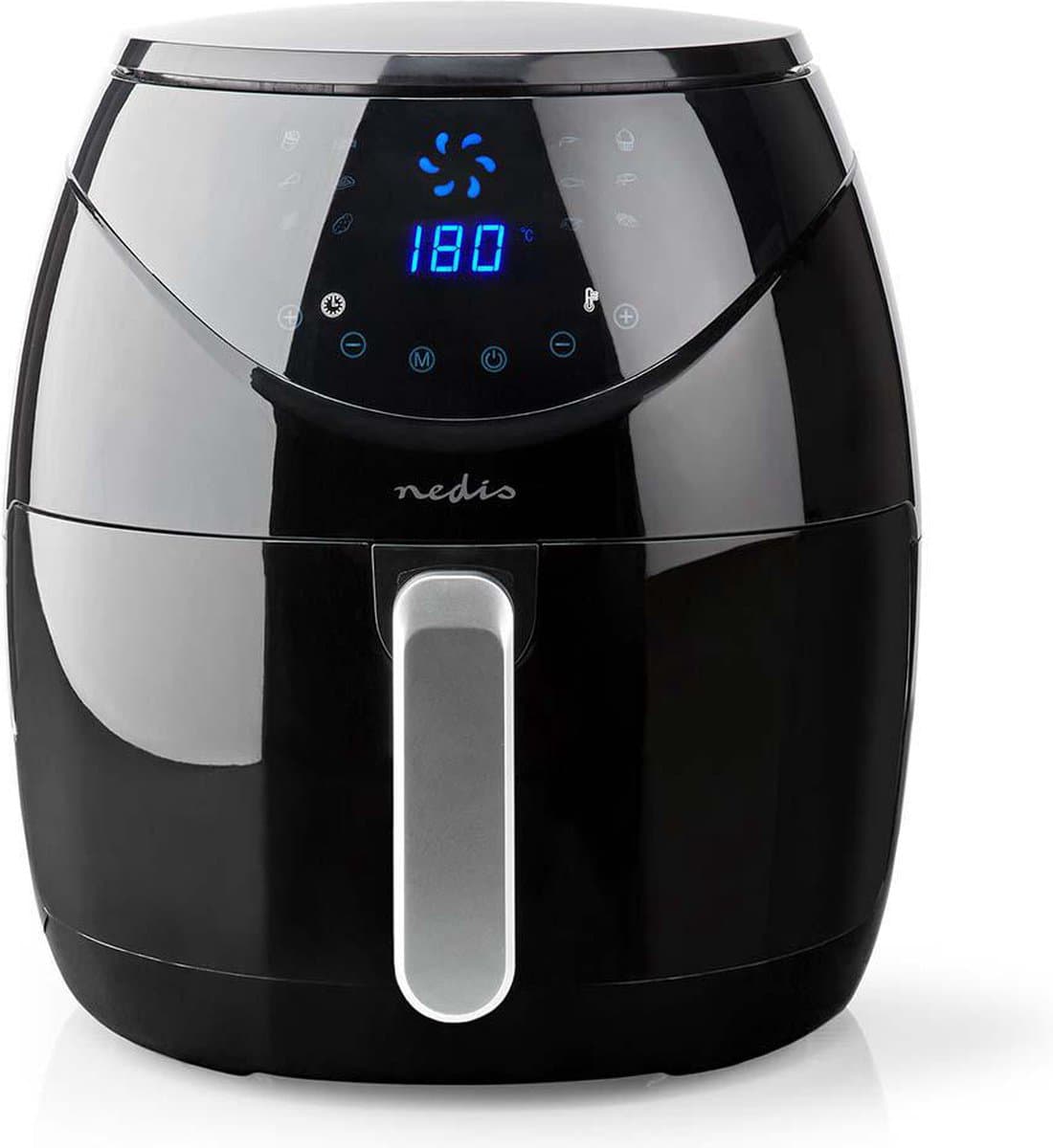 Heteluchtfriteuse - 6.5 l - Tijdschakelaar: 60 min - Digitaal - Zwart — afbeelding 1