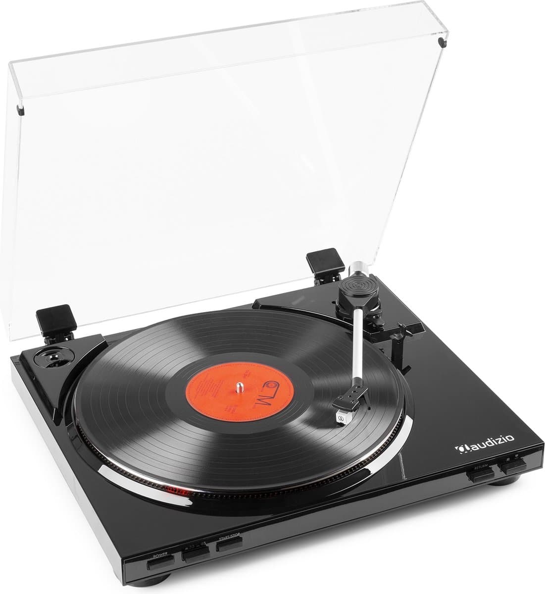 Platenspeler - Audizio RP310 hifi platenspeler met auto return en Audio Technica element en naald - Dé draaitafel voor de echte vinylfanaat! - Zwart — afbeelding 1