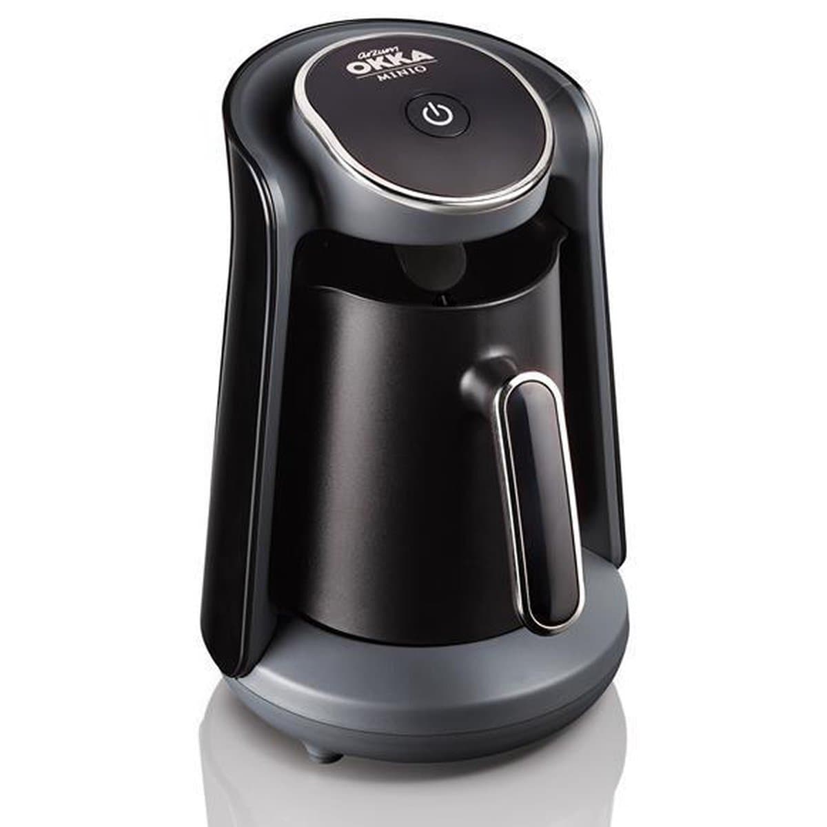 Arzum OKKA Minio Turkse Koffiemachine OK004-0500 | Zwart/Chroom - Dubbelzijdige koffiepot - 4 kopjes - 480W — afbeelding 1