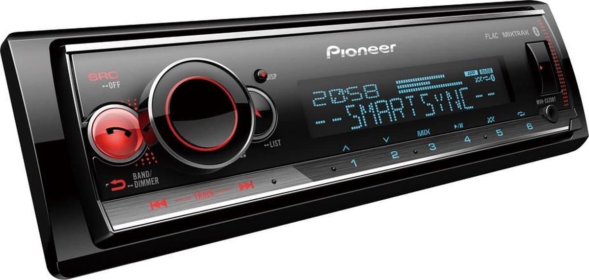 Pioneer MVH-S520BT Autoradio Enkel din Multicolour-USB-Bluetooth - 4 x 50 W — afbeelding 1