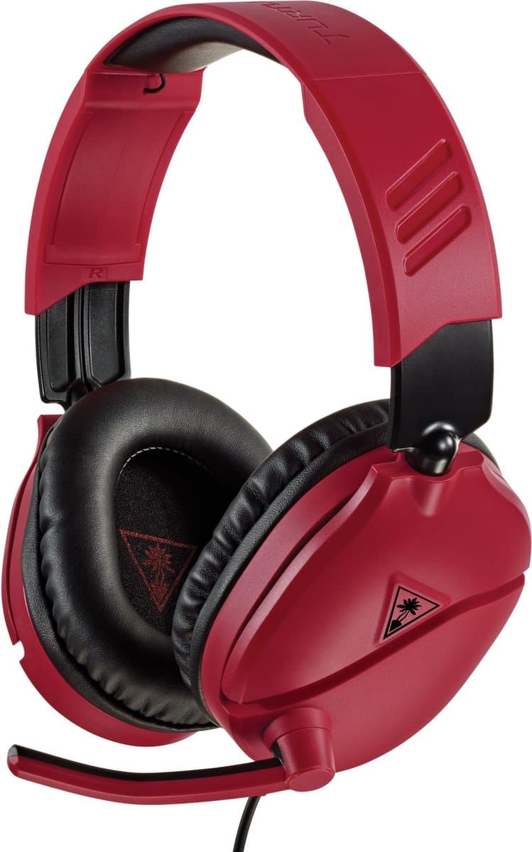 Turtle Beach Recon 70N Gaming Headset - Donkerrood - Nintendo Switch — afbeelding 1