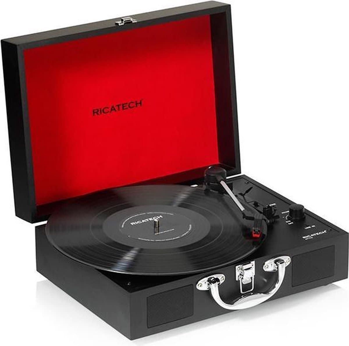 RICATECH RTT21 - Platenspeler met bluetooth - Zwart — afbeelding 1