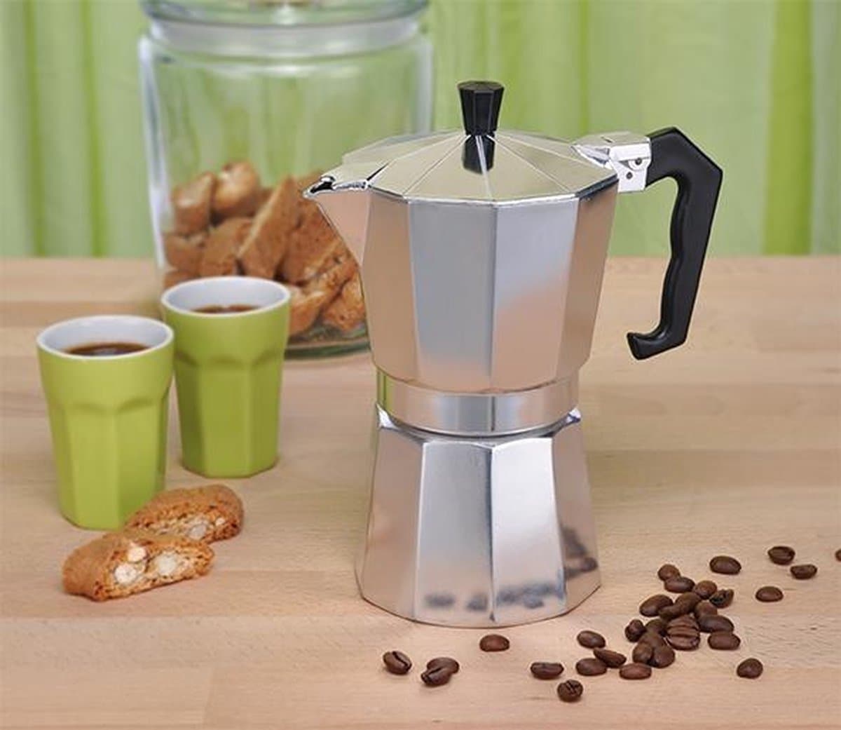 Haushalt 14049 espresso koker voor 6 koppen — afbeelding 1