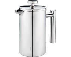 Cafetière/French Press, RVS, Dubbelwandig, 1 L, 20 jaar garantie - GEFU | GUSTAVO