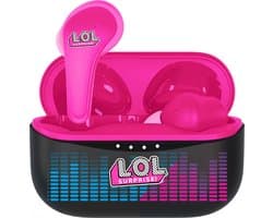 LOL Surprise - draadloze oordopjes - met oplaadcase - touch control - extra eartips - TWS earpods bluetooth