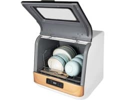 Compacte Vaatwasser - Aanrecht Vaatwasser - Snel Afwassen - Geen Installatie Nodig - 45x40x45 cm - Wit
