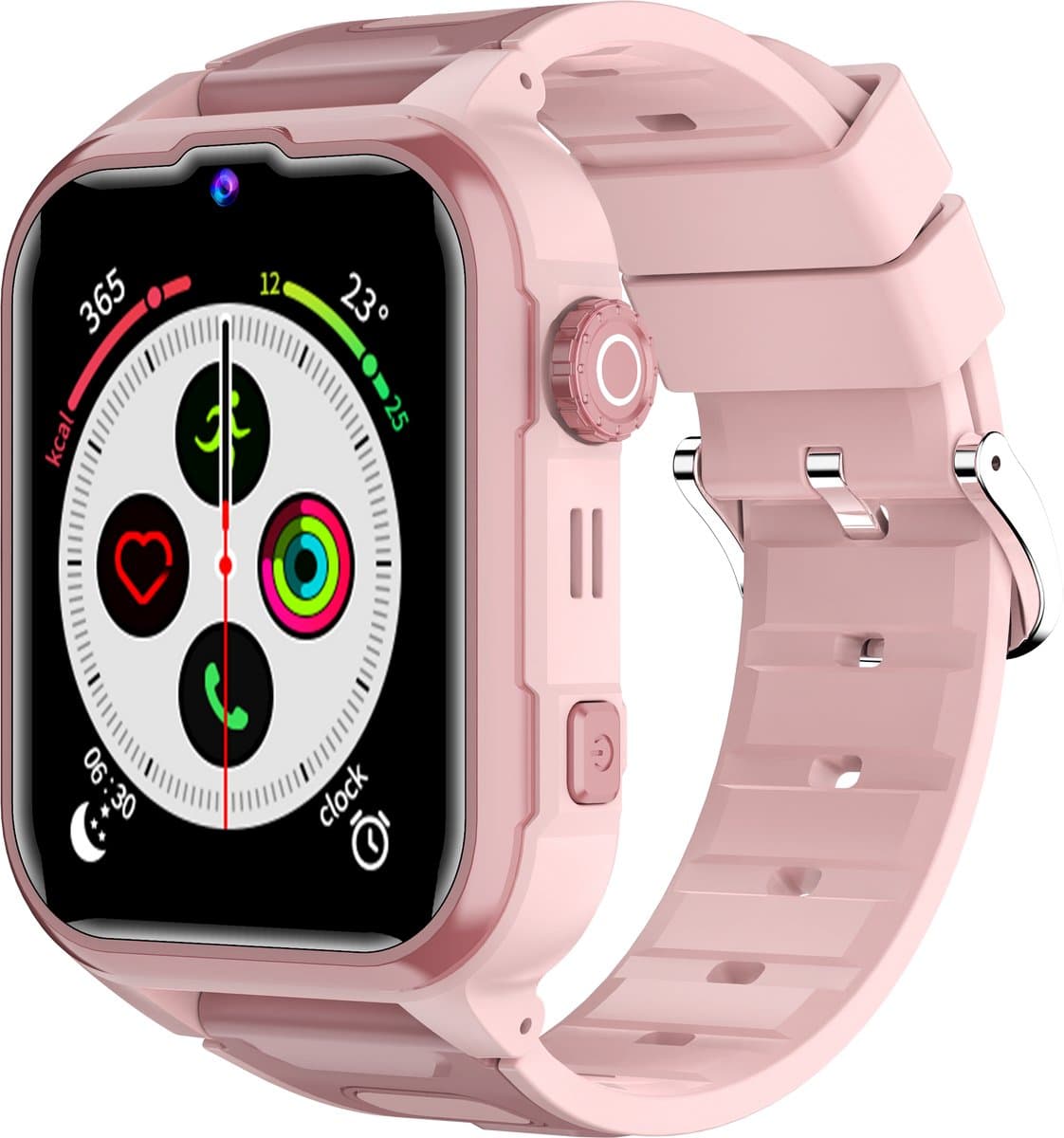 Denver Kindersmartwatch met GPS - Videobellen/SMS - SOS-knop - 4G - Simkaart - 1.83 Inch - SWGL149RO - Roze — afbeelding 1