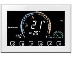 Slimme Thermostaat - Verwarming Regelaar - Energie Besparen - App Bediening - 12cm Kleurenscherm - Wit