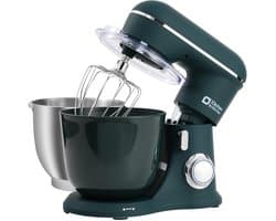 SnelShoppen - Kitchen in the Box Keukenmachine 1300W, 10 Snelheden, 4.5L + 5L Mengkommen, Elektrische Standmixer met Garde, Klopper en Deeghaak in Don