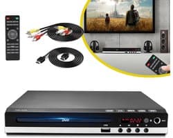 CD/DVD-Speler Voor TV - Full Hd 1080p Multifunctionele Speler - Met HDMI/USB/AV-Aansluiting - USB-Speler