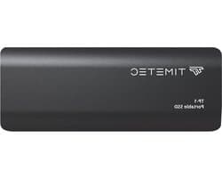 Externe SSD - Draagbare Opslag - Snelle Data Transfer - Ultralicht Aluminium - 2 TB - Zwart