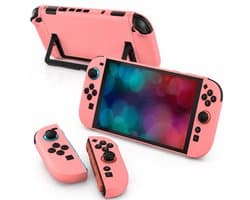 Sounix Hoesje geschikt voor Nintendo Switch 2 - Bescherm Hoesje - Kras- en stootbestendig - Roze Hoesje
