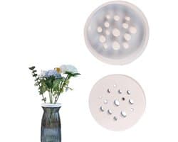 Siliconen mal met honingraatpatroon voor het gieten van kaarsen en het maken van bloemstukken, inclusief huizen en spiraalsteelhouder voor creatieve decoratie