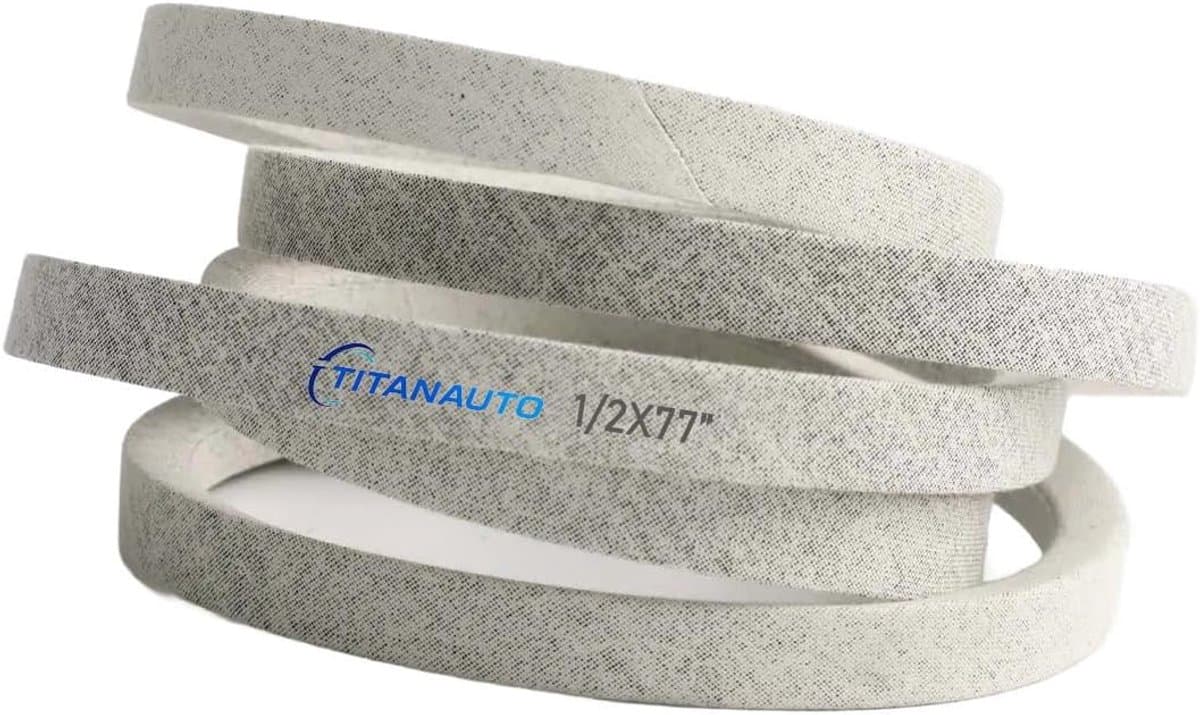 Dek riem grasmaaier - Vervangende riem Maaier riem - Gras maaien - Kevlar versterkt - 1/2" x 77" - Zwart — afbeelding 1