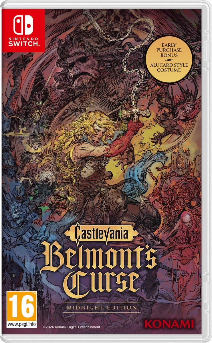 Castlevania: Belmont’s Curse – Midnight Edition – Nintendo Switch + Steelbook — afbeelding 1