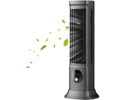Torenventilator, verstelbare bureauventilator met 3 snelheden, snelle koeling, stille werking, draagbare ventilator zonder bladen, torenventilator voor op het bureau
