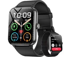 Blackview Smartwatch - R50 - Beantwoorden | Bellen - Fitnesshorloge voor Mannen en Vrouwen met Hartslag - SpO2 -SOS- Slaapmonitor - Activiteitstracker voor Android/iOS - Zwart