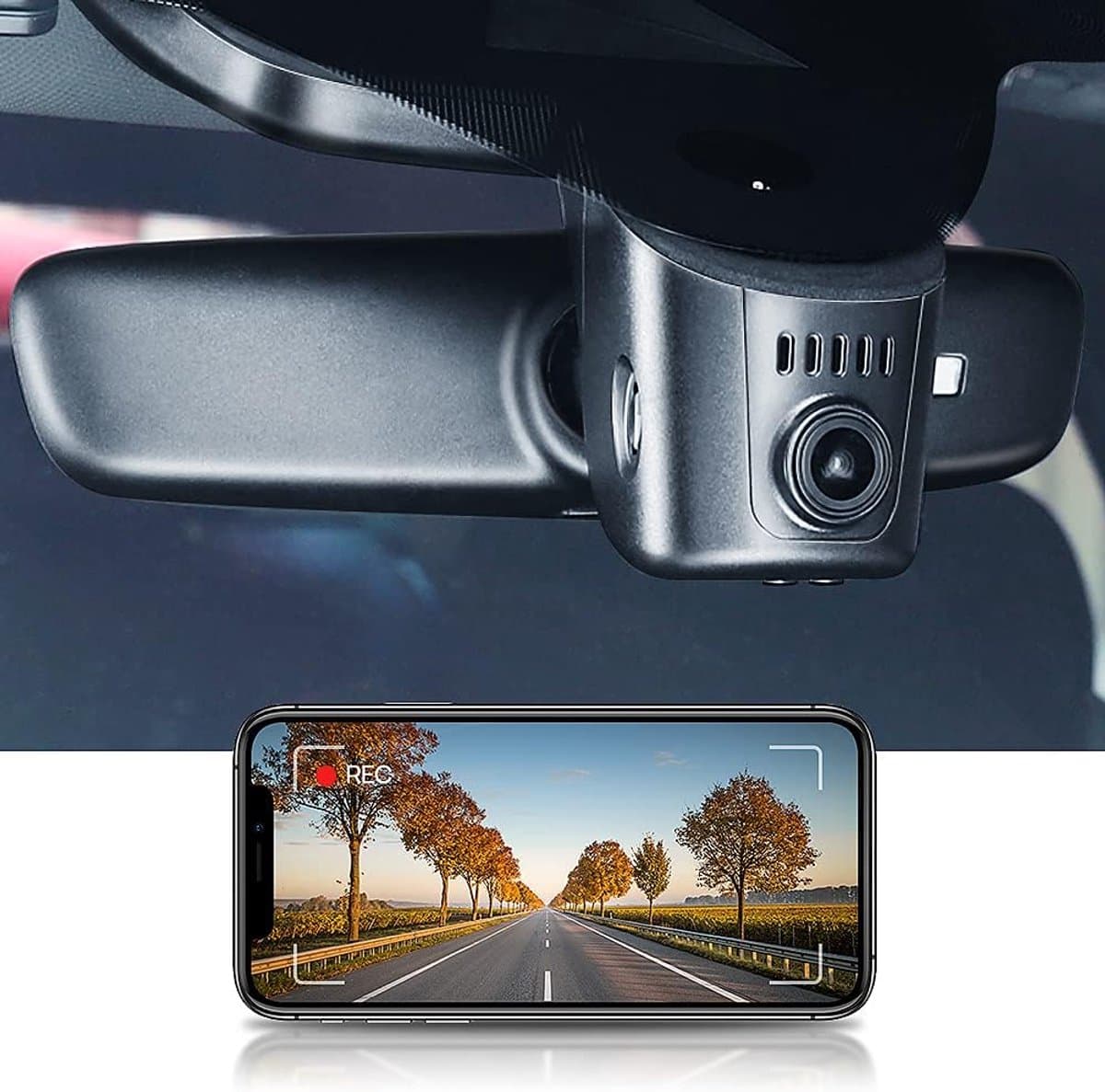 SnelShoppen - 4K Dashcam voor Audi A3 A4 A5 A6 A7 A8 Q2 Q3 Q5 Q7 Q8 R8 RS e-tron GT 2019-2026 - Wifi, G-Sensor, 64GB Map, Eenvoudige Installatie — afbeelding 1