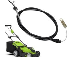 Grasmaaier Kabel - Bedieningskabel - Gazon Onderhoud - Robuuste Metalen Behuizing - 137 cm - Zwart