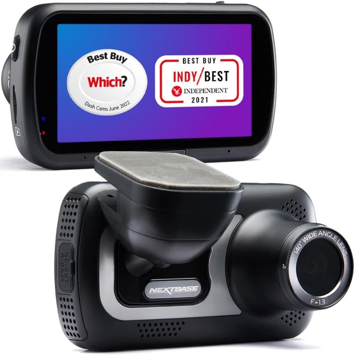 Thijox - Dashcam Auto 1440p Full HD, 3 Inch Touchscreen, 140° Groothoek, Nachtzicht, GPS, SOS-noodoproep, Parkeermodus, Wifi, Polarisatiefilter — afbeelding 1