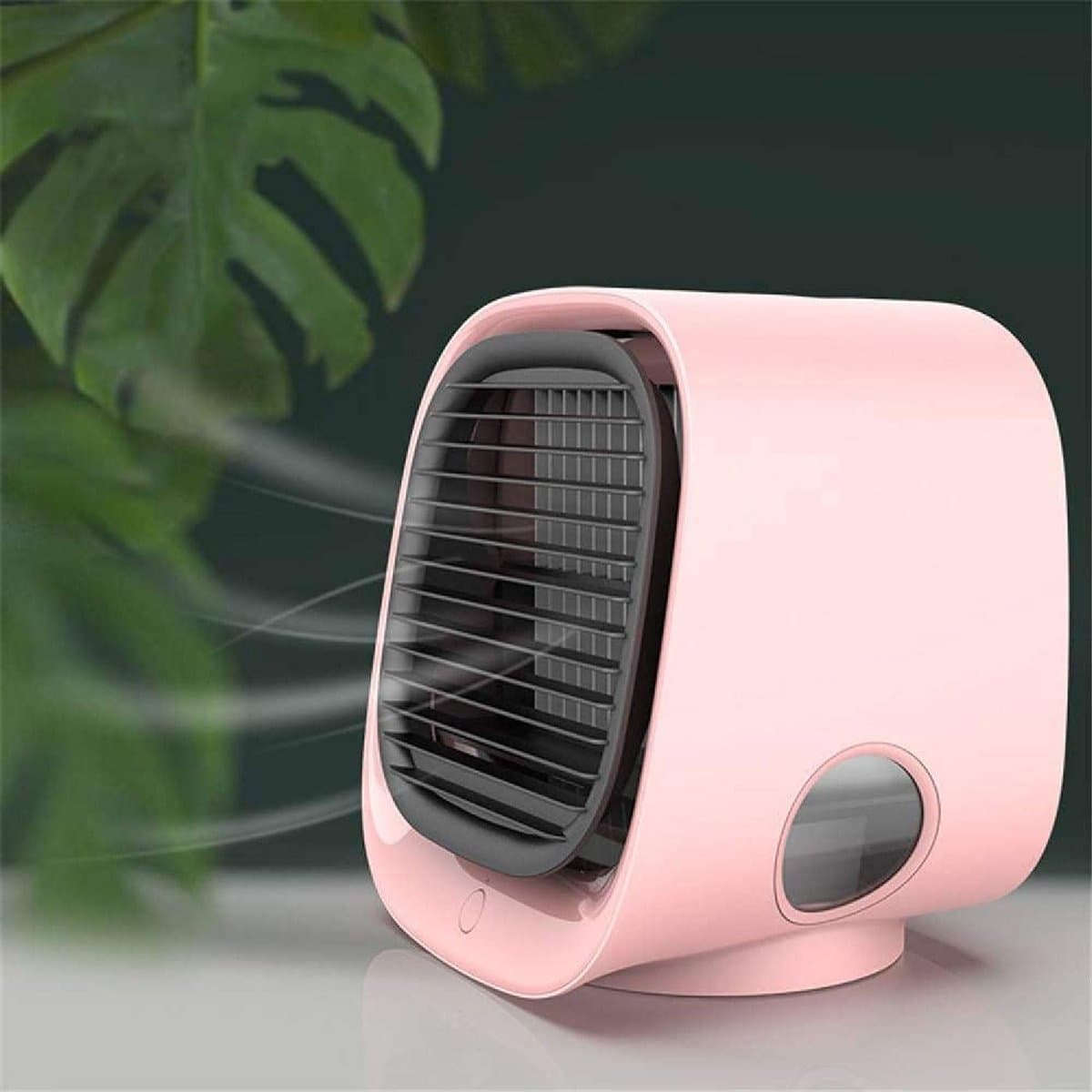 Draagbare luchtkoeler - Mini USB draagbare airconditioner - Compacte koelunit - Stille werking - IJskristal - 3 instelbare snelheden - Voor slaapkamer, kantoor, auto — afbeelding 1