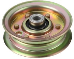 Dailygoods- Stationaire Katrol Slijtvast Staal - Compatibel met Husqvarna CT/CTH/GT/GTH/LT - Buitendiameter 95,5 mm - Middengat 9,5 mm - Riemloopvlak Diameter 77 mm - Schokbestendig en Corrosiebestendig - Idler Pulley