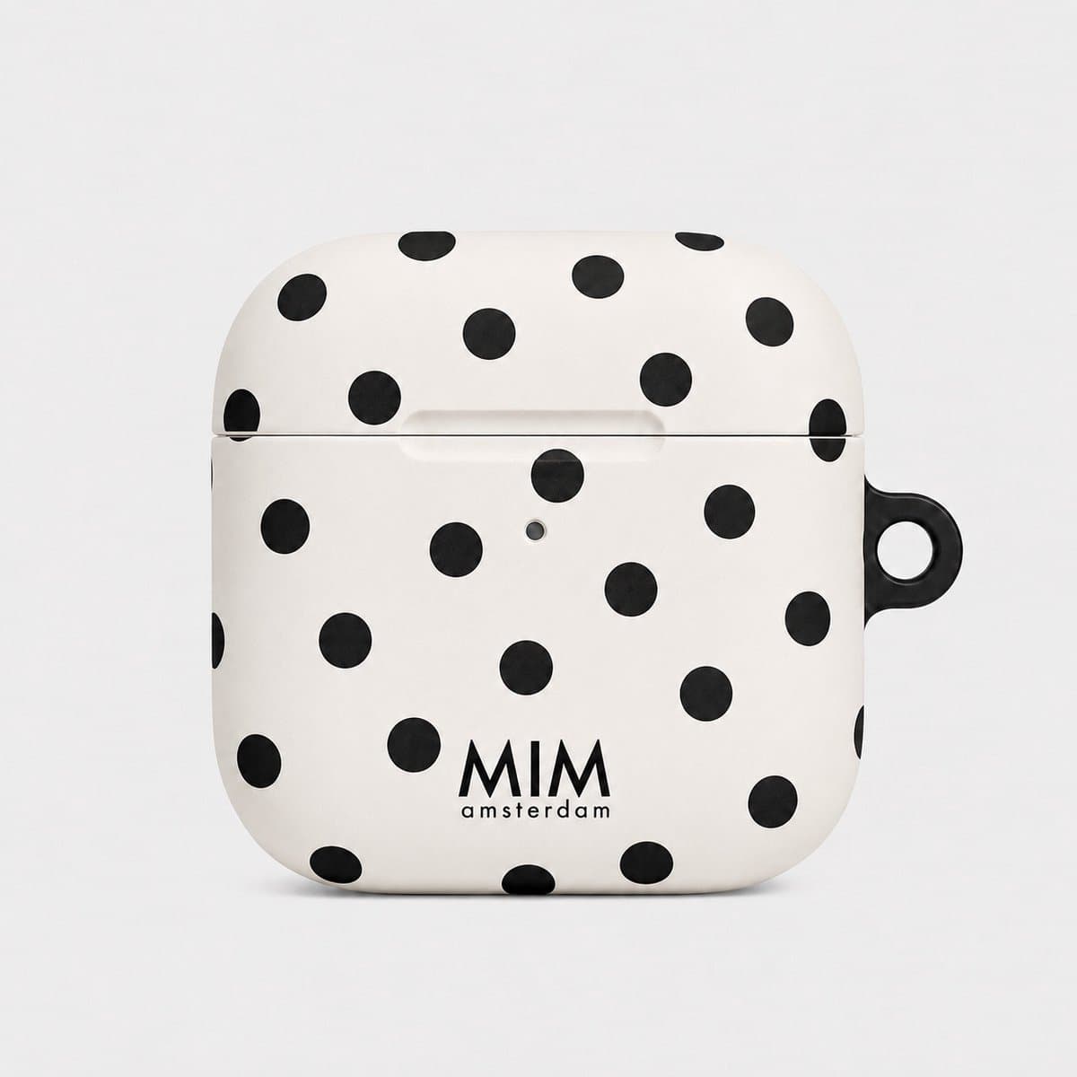 MIM Amsterdam - French Girls- Geschikt voor AirPods 4 - AirPod hoesje - Stippen print - AirPod hoesje met print - Shockproof- Cover voor AirPods - Trendy AirPod case — afbeelding 1
