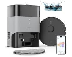 AIRROBO T20 – Robotstofzuiger - met droog zuigen, dweilfunctie en oplaadstation (60 dagen stofvrij) – App & spraakbediening – Voor haar van huisdieren & harde vloeren – 2 jaar garantie