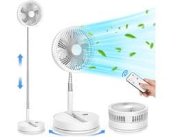 Statiefventilator - Zomerkoeling - Staande ventilator - Verkoeling woonkamer - Slaapkamer ventilator - Hittegolf oplossing - Verstelbare ventilator - Ventilator met afstandsbediening - Stille ventilator - Draaibare kop - Frisse lucht in huis - Ventil