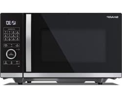 Magnetron met Grill - Oven Combimagnetron - Snel Eten Opwarmen - Met Ontdooifunctie - 25 Liter - Zwart