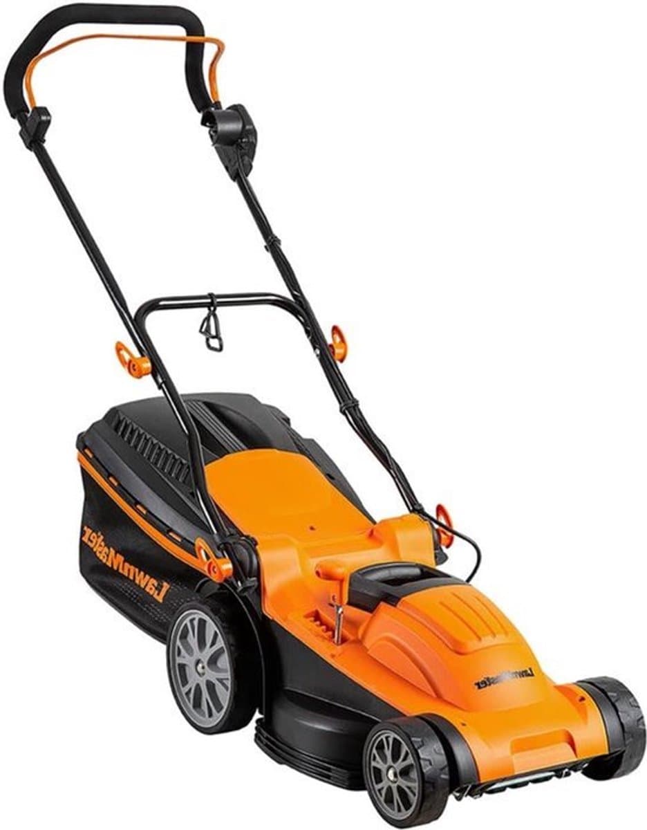 Elektrische Grasmaaier – Elektrische Grasmaaier Duwmaaier – Gazonmaaier – Tuinmaaier – Grasmaaier Met Mulchfunctie – 1600W Motor – 37 cm Maaibreedte — afbeelding 1