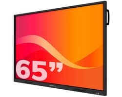 Synetech Piscis Infinity 65 inch 4K interactieve touchscreen, Android 14, 8+128GB, Speakerphone, 16x2 Watt, Microphone, anti-bacterial, EDLA, Screen extension, AI compatible NPU 6T Processor, 2x pen, OPS optional