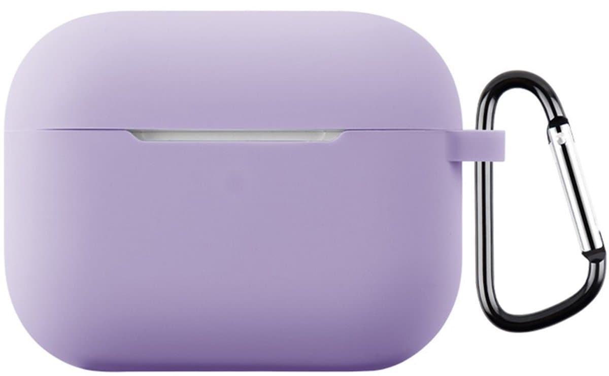 Coverup Hoesje - Geschikt voor AirPods Pro 3 Hoesje - Coverup Siliconen AirPods Case met Sleutelhanger - Lavendel — afbeelding 1
